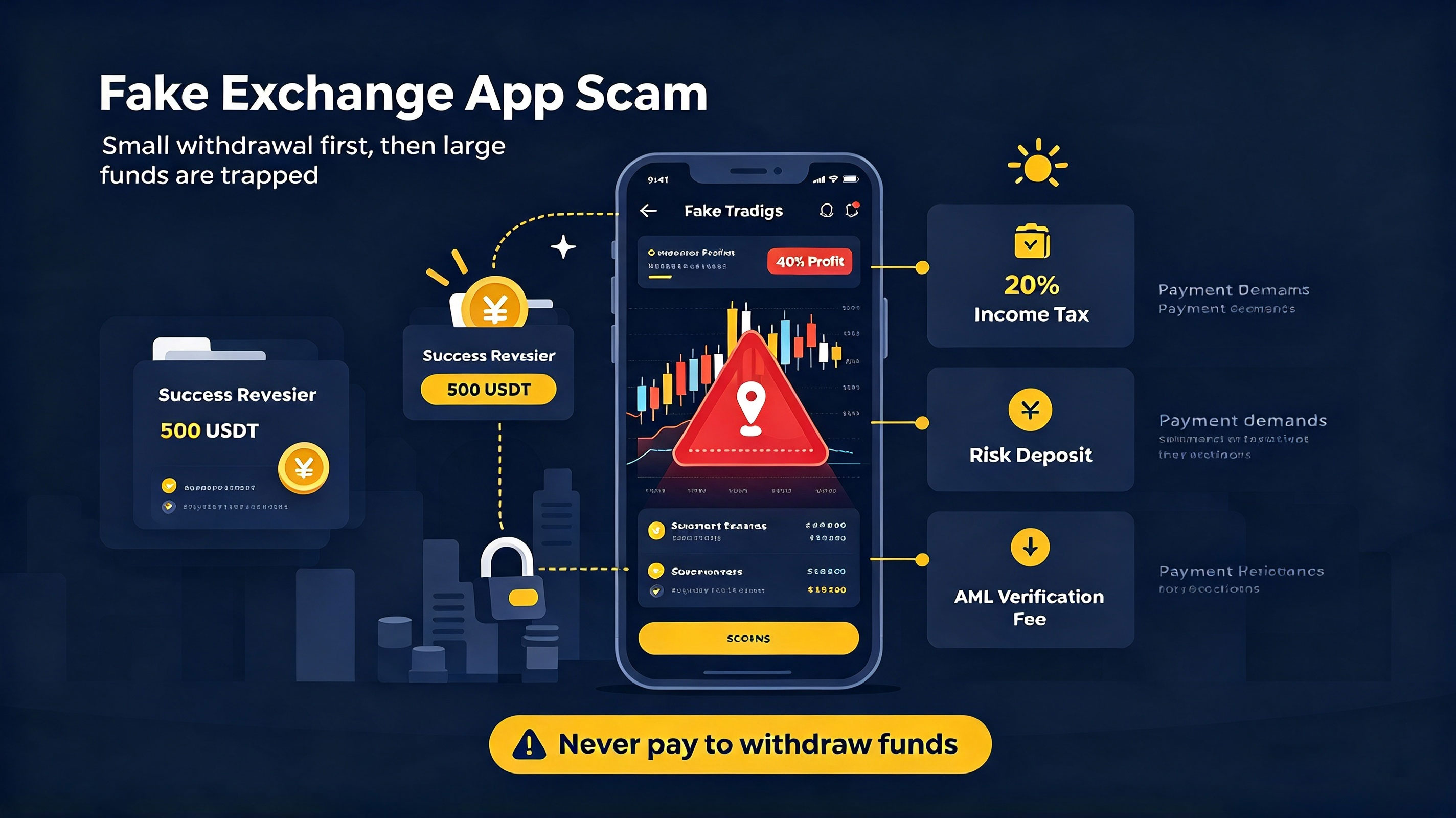 Fake Exchange Support: Pay a "Security Deposit" Before Withdrawing Funds